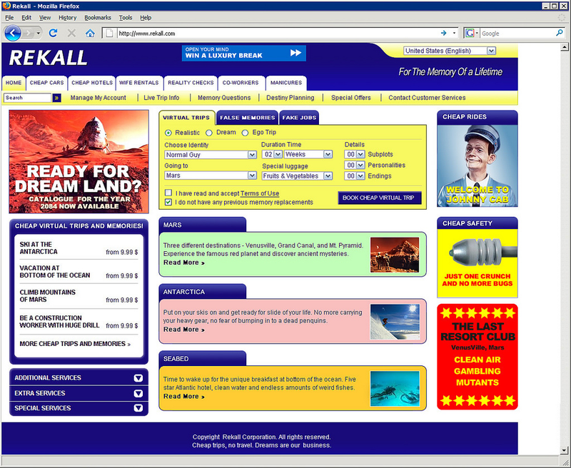 Illustration for article titled Websites for scifi's most famous evil corporations, based on real-life corporate websites